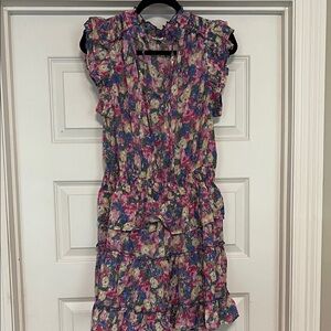 Entro Floral Ruffle Dress